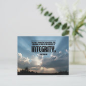 誠実さに満ちた感動的なポストカード ポストカード (スタンド正面)