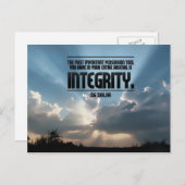 誠実さに満ちた感動的なポストカード ポストカード (正面/裏面)