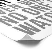 誠実さは正しいことだ ポスター (角)