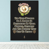 誠実さ尊重MXT キャンバスプリント (インサイチュ (ウッドフロア))