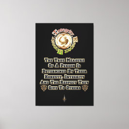 誠実さ尊重MXT キャンバスプリント