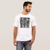 誠実さ、やる気 Tシャツ (正面フル)