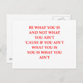 誠実さ ポストカード (正面/裏面)