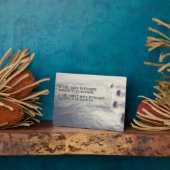 誠実である フォトプラーク (側面)