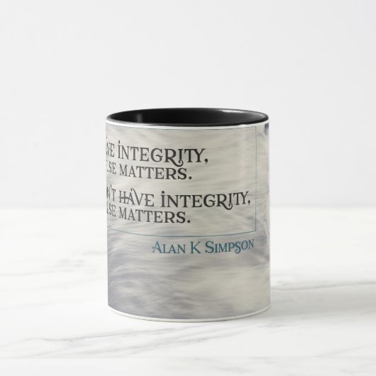 誠実である マグカップ (中央)