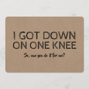 誠実なおもしろいグロムスマンまたは花婿介添人提案 招待状