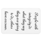 誠実な人々 マグネット (横)