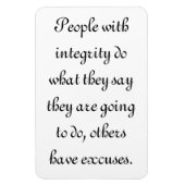 誠実な人々 マグネット (縦)