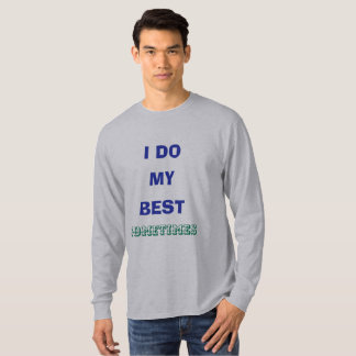 誠実な努力 サーカスティックTシャツ Tシャツ