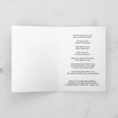 誠実な友人の詩 カード (内部)