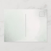 誠実な哀悼 | 水彩画の多肉植物 ポストカード (裏面)