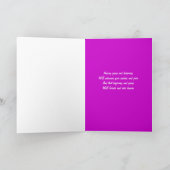 誠実な悔やみや弔慰グリーティングカード カード (内部)