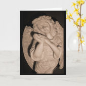 誠実な悔やみや弔慰 カード (黄色い花)