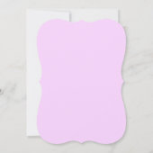 「誠実な挨拶」ヴィンテージ風のブランクカード 招待状 (裏面)