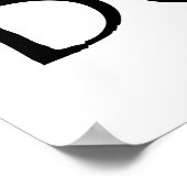 誠実な ポスター (角)