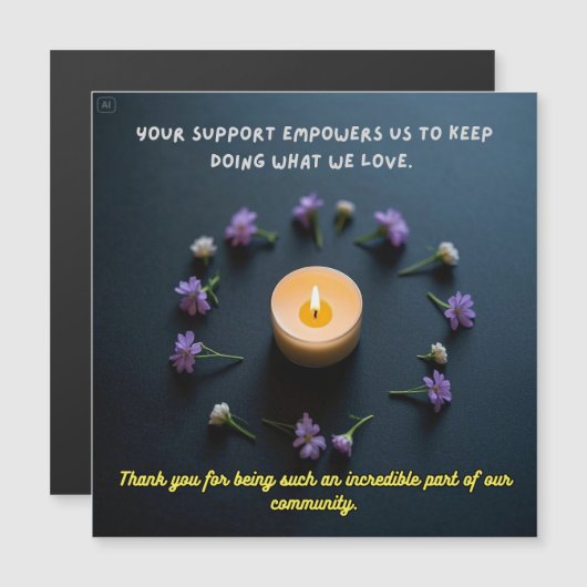 誠実に感謝してい (正面/裏面)