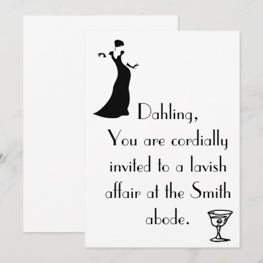 誠心の招待状 招待状 (正面/裏面)