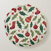 誠意あふれる贈り物、枕 ラウンドクッション (裏面)