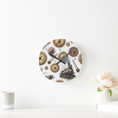 誠意に満ちた贈り物 ラウンド壁時計 (ホーム)