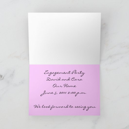 誠意を込めてお招待されれ 招待状 (内部)