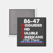 誤ったガイド付きおよびガリブル米国人86-47 マグネット (正面/裏面)