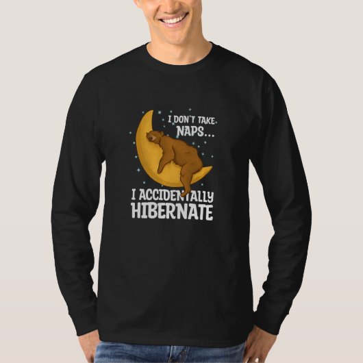 誤って休止状態にした昼寝を受け取らない Tシャツ (正面)