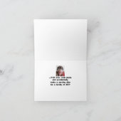 誤って料理パスタ300グリーティングカード カード (内部)