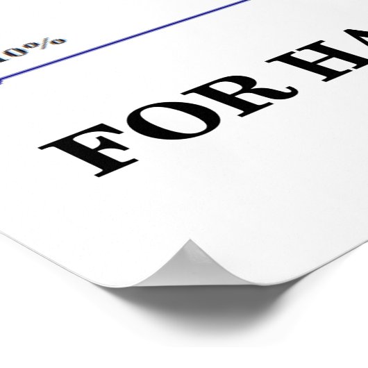 誤りの幅が無い ポスター (角)