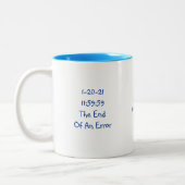 誤りの終わり ツートーンマグカップ (左)