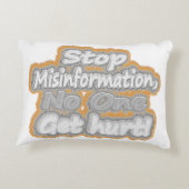 「誤ストップ情」かわいいデザイン。買今 アクセントクッション (裏面)