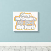 「誤ストップ情」かわいいデザイン。買今 キャンバスプリント (インサイチュ (ウッドフロア))