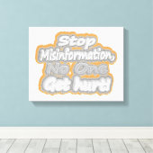 「誤ストップ情」かわいいデザイン。買今 キャンバスプリント (インサイチュ (ウッドフロア))