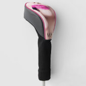 誤用された口紅のカスタムなモノグラムの運転者カバー ゴルフヘッドカバー (アングル)