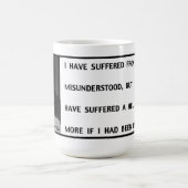 誤解に苦しむClarence Darrow コーヒーマグカップ (中央)