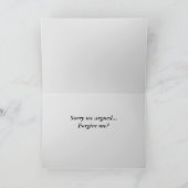 誤解を持っていましたか。 再度話し始めて下さい! カード (内部)