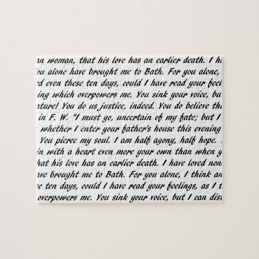 説得の文字 ジグソーパズル (横)