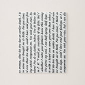 説得の文字 ジグソーパズル (縦)