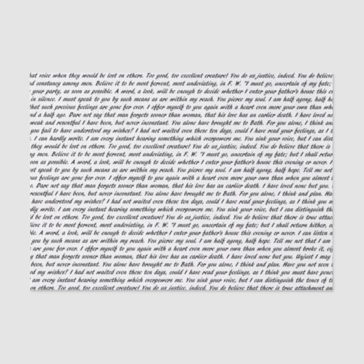 説得の文字 薄葉紙 (正面)