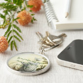 説得ラインJane AustenポートレートコンパクトMI キーホルダー (側面)