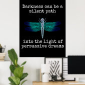 説得力のある感情やる気を起こさせる的刺激 ポスター (ホームオフィス)