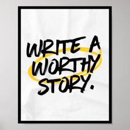 説得力のある物語の創作 ポスター