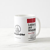 説得運動および唱道のマグ コーヒーマグカップ (正面右)