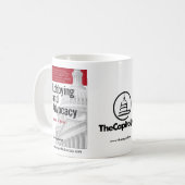 説得運動および唱道のマグ コーヒーマグカップ (正面左)