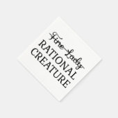 説得Jane Austen - Rational Creative I スタンダードカクテルナプキン (角)