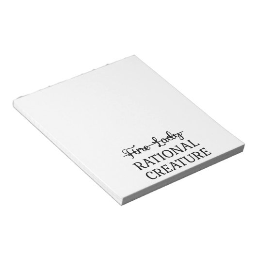 説得Jane Austen - Rational Creative I ノートパッド (アングル)