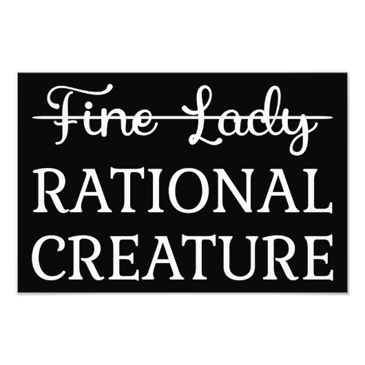 説得Jane Austen - Rational Creative I フォトプリント (正面)