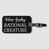 説得Jane Austen - Rational Creative I ラゲッジタグ (正面横)