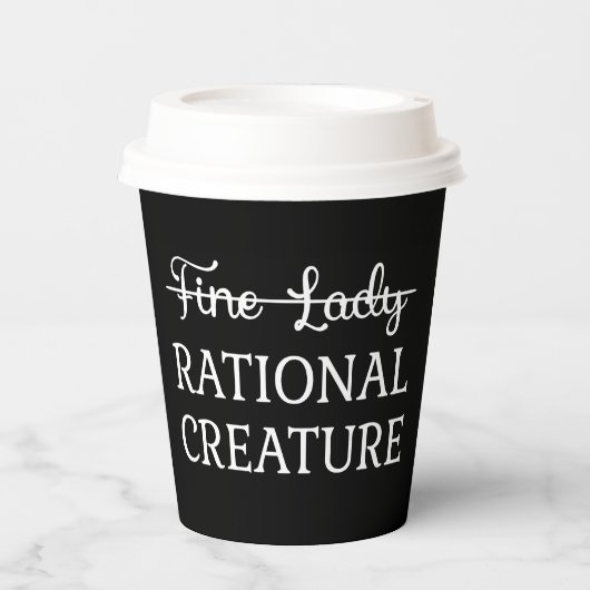 説得Jane Austen - Rational Creative I 紙コップ (正面)