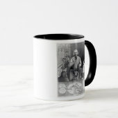 説教しているSt.ジーンMarie Vianney 19世紀 マグカップ (正面右)