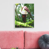 説教壇の花の大きなジャッキが閉まる キャンバスプリント (インサイチュ (リビング))